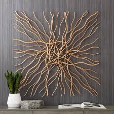 Wall Art Albright Gold Metal 39 3 4 X 40 Wall Art Wall Art Plaques Modern Metal Wall Art Gold Wall Decor