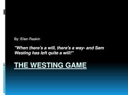 The Westing Game Themes, Symbols, Motifs Storyboard