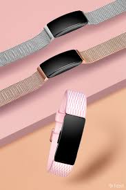 That S A Fitbit Tracker You Better Believe It Inspire Inspire Hr Transform Into Jewelry With Stainless Steel Metal Mesh Fitbit Trackers Fitbit Bands Fitbit