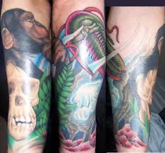 Why choose us as your tattoo parlor in cedar rapids, ia? The Start Of My Evolution Concept Tattoo Sleeve Trilobite Comb Jelly Fish Hydrotherm Sleeve Tattoos Quarter Sleeve Tattoos Half Sleeve Tattoos Designs