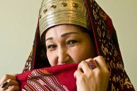 Turkmen Woman in Traditional Attire, Ashgabad Print. Art Prints, Posters &  Puzzles from Robert Harding