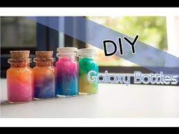 Tutorial Diy Galaxy Bottle Diy Bottle Crafts Galaxy Jar Diy Galaxy