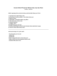 Pasangan bahasa yang tersedia untuk terjemahan. 101534639 Contoh Aktiviti Persatuan Bahasa Arab Docx