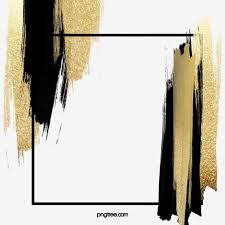 Black And Gold Border Png Black Gold Brush Decorative Border Extravagant Gold Simple Texture Png Transparent Clipart Image And Psd File For Free Download In 2020 Gold And Black Background Graphic Wallpaper White Marble Background