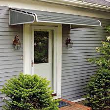 Nuimage Awnings 3 Ft 1500 Series Door Canopy Aluminum Awning 12 In H X 24 In D In Graystone K150403645 The Home Depot In 2021 Door Awnings Aluminum Awnings Awning Over Door