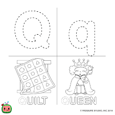 Show your kids a fun way to learn the abcs with alphabet. Cocomelon Abc Coloring Pages Letter Q Xcolorings Com