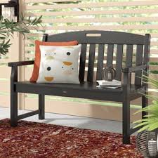 Children's rocking chair by garden treasures in black. Garden Treasures Patio Bench Wayfair