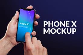 Isolated Iphone X Mock Up Mockup Psd Mockup Psd Mockup Template