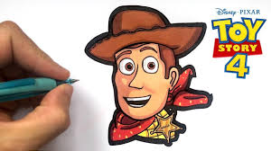 Comment Dessiner Woody Toy Story 4 Youtube
