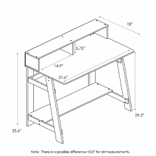 Desks & computer tables : Furinno 14054 Simplistic A Frame Computer Desk Walmart Com Walmart Com