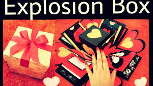 Valentine's day amazon gift cards. Explosion Box Anniversary Valentine S Day Gift Idea Diy Gift Idea Youtube