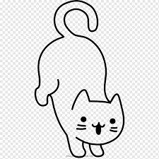 Their independence is inspiring, and their proud eyes reflect a regal majesty. Cat Coloring Page For Kids Coloring Book Drawing Cat White Mammal Face Png Pngwing