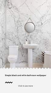 It's a small space and bold patterns can really transform this space into a whole new room. Textured White Marble Wallpaper Mural Hovia Black And White Wallpaper Bathroom Wallpaper Trendy Bathroom