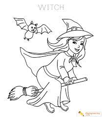 Halloween witch coloring pages for kindergarten. Halloween Witch Coloring Page 05 Free Halloween Witch Coloring Page