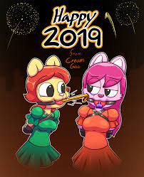 Merry year 2019! by CreamGag -- Fur Affinity [dot] net
