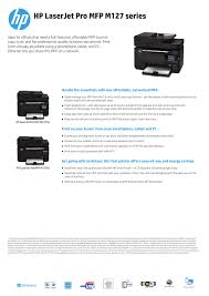 Up to 20 ppm first page out as fast as 9.5 sec (black, a4) Hp Laserjet Pro Mfp M127 Series Manualzz