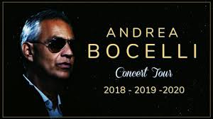 Andrea bocelli omri omdsm (italian: Andrea Bocelli Concert Tour Dates Tickets 2018 2019 2020 Youtube