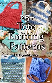 You'll have so much fun isn't it cute? Tote Knitting Patterns In The Loop Knitting