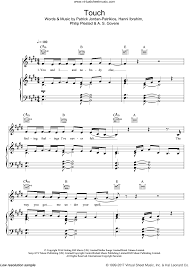 Mix Touch Sheet Music For Voice Piano Or Guitar Pdf