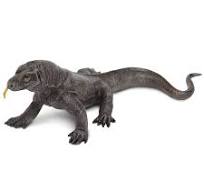 Safari Ltd. Komodo Dragon Figurine - Realistic 11" Model Figure -  Educational Toy for Boys, Girls, and Kids Ages 3+