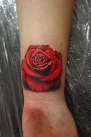3d Rose Tattoo Wrist Like A Rose That Grew From Concrete Rose Tattoos On Wrist Wrist Tattoos For Guys Cool Wrist Tattoos