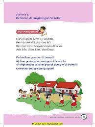 Oleh karena itu gambar yang di hasilkan anak tidak ada yang salah. Subtema 3 Bermain Di Lingkungan Sekolah Pdf