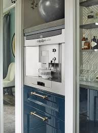 Even 15cm high latte macchiato glasses fit underneath. Built In Coffee Machine Design Ideas