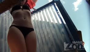 Voyeur cam blonde changing