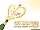 Huwelijk Huwelijksverjaardag 10 Jaar Gratis Wenskaarten Ecard Jakosawi Com