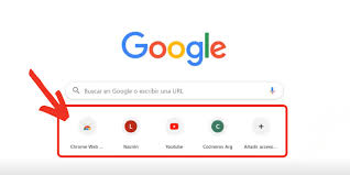 Cómo añadir accesos directos en la página de Google?