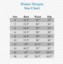 Donna Morgan Size Chart Made Done