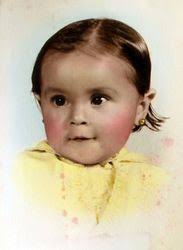 Daughter of Boone and Zenaida Hallberg, Juana Esther Hallberg Ruiz at one  year of age, 8 September 1963, Oaxaca de Juarez, Oaxaca — Calisphere