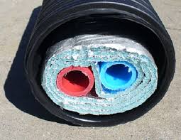 It is formed into tubing, and is used predominantly in building services pipework systems, hydronic radiant heating and cooling systems, domestic water piping, and insulation for high tension. 1 Non Barrier Insulated Pex Piping 3 Wrap Red Blue Pipes Ft