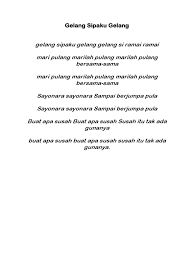 Gelang si paku gelang dian anic. Lirik Gelang Sipaku Gelang