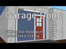 Dismantle the door by removing the hardware on spacesolutions charges around £11,000 to convert a single garage into a living space. Garage Door Opening Infill Youtube