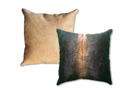 Cowhide Pillow For Home Decor Authentic Cow Hide Pillow Etsy Cowhide Pillows Cow Skin Pillows Pillows