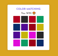 The game is quite simple yet interesting to play. Color Matching Game Pure Javascript Application