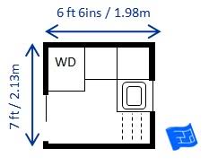 Washing machine size by type. Dimensions Of Laundry Room Whaciendobuenasmigas