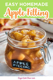 Easy Apple Filling Recipe Video Tutorial Sugar Geek Show Recipe Apple Filling Apple Pies Filling Filling Recipes
