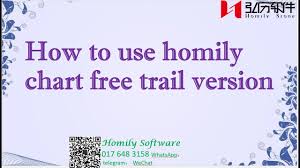 Learn How To Use Homily Chart Free Trial Version To Analysis Shares