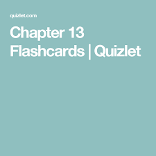 Chapter 13 Flashcards Quizlet Flashcards Math Flash Cards Science For Kids