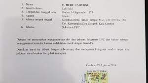 We did not find results for: Sk Ketua Dewan Turun Heru Cahyono Mengundurkan Diri Dari Gerindra Cirebonpos