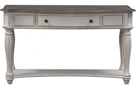 Magnolia Manor Antique White Sofa Table In 2020 Sofa Table Sofa Table With Drawers White Sofa Table
