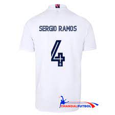 Real madrid announces that tomorrow, thursday 17 june, at 12:30 pm, an act of tribute and farewell to our captain sergio ramos will be. Camiseta Real Madrid Sergio Ramos 4 Titular 2020 2021 Real Madrid Sergio Ramos Sergio Ramos Camisetas