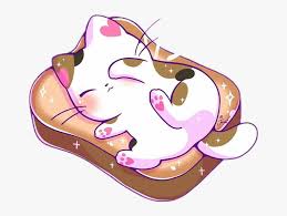 Kawaii Cute Kitty Cat Toast Sleep Cute Kawaii Cat Clipart Hd Png Download Transparent Png Image Pngitem