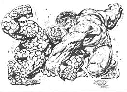 Image Result For Hulk Vs Thing Byrne Diseno De Personajes Arte Fantastico Arte