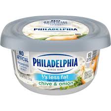 Philadelphia 1 3 Less Fat Chive Onion Cream Cheese Spread Hy Vee Aisles Online Grocery Shopping