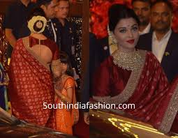 Maybe you would like to learn more about one of these? Aishwarya Rai With Family At Isha Ambani And Anand Piramal S Wedding South India Fashion