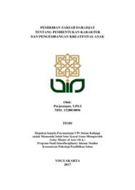 Pemikiran Zakiah Daradjat Tentang Pembentukan Karakter Dan Pengembangan Kreativitas Anak Institutional Repository Uin Sunan Kalijaga