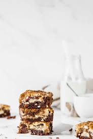 Brownie Marbre Aux 2 Chocolats Recette Chocolat Dessert Brownie